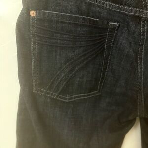 7 For All Mankind Women's Dojo Dark Blue Jeans